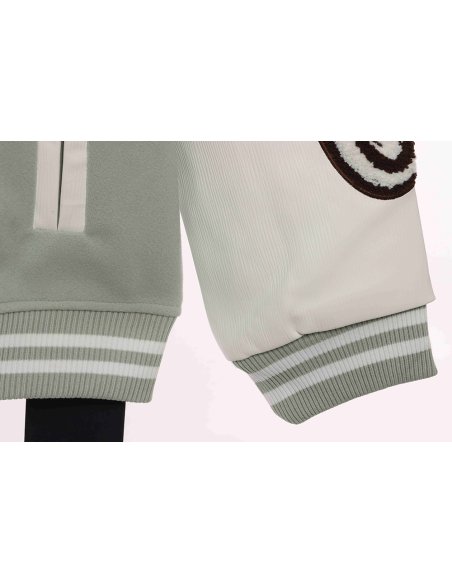 Louis Vuitton devils eye embroidered single-row baseball jacket,Louis Vuitton