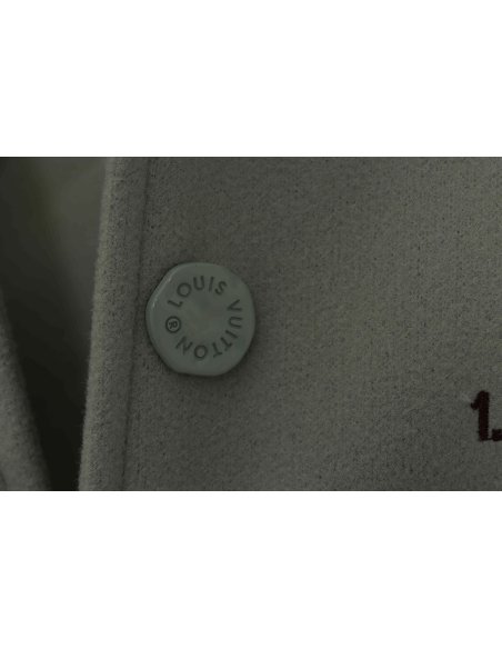 Louis Vuitton devils eye embroidered single-row baseball jacket,Louis Vuitton