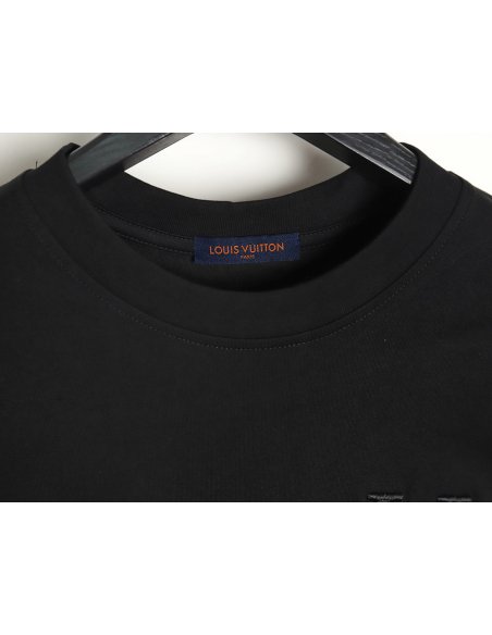 Louis Vuitton monogram gradient embroidered short-sleeved T-shirt,Louis Vuitton