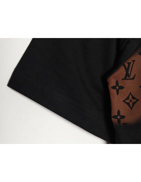 Louis Vuitton monogram gradient embroidered short-sleeved T-shirt,Louis Vuitton