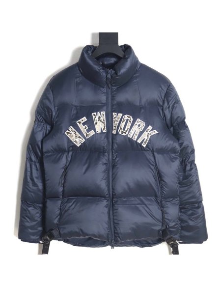 KITH   MLB joint python pattern embroidered letter down jacket,MLB
