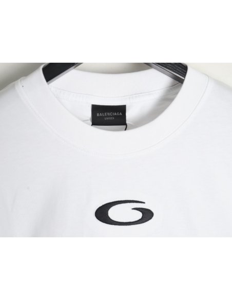 Balenciaga basketball jersey embroidered print short-sleeved T-shirt,Balenciaga