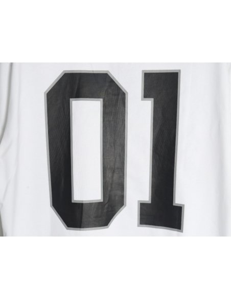 Balenciaga basketball jersey embroidered print short-sleeved T-shirt,Balenciaga