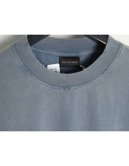 Balenciaga Tape Print Short Sleeve T-Shirt TSK4,Balenciaga