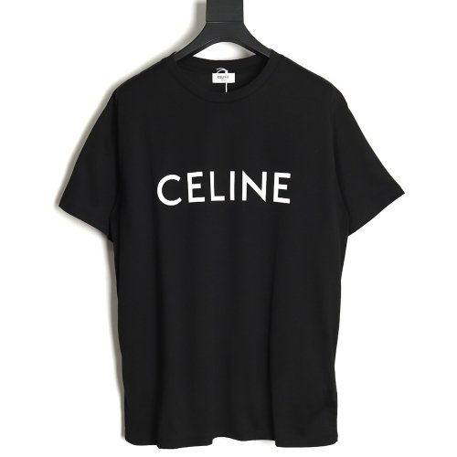 Celine basic logo printed T-shirt,Celine