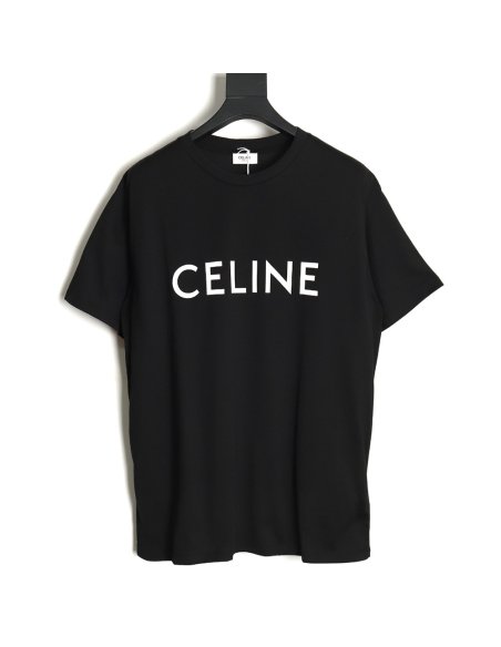 Celine basic logo printed T-shirt,Celine