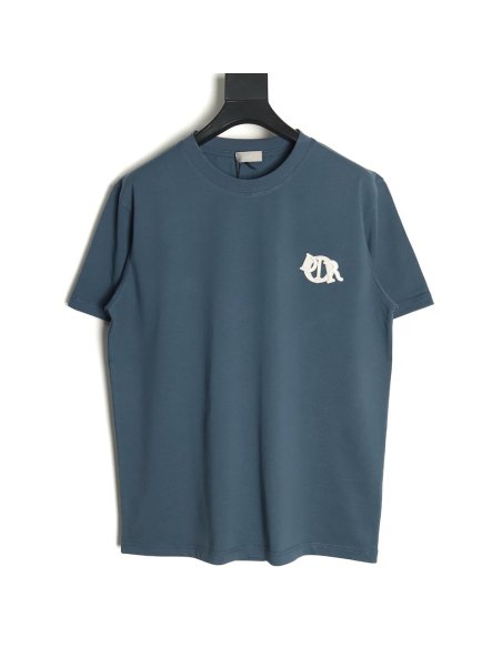 Dior four-color embroidered chapter letter T-shirt TSK2,Dior
