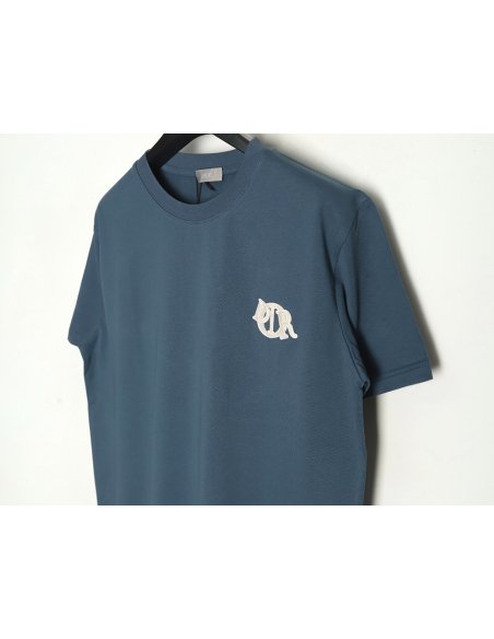Dior four-color embroidered chapter letter T-shirt TSK2,Dior