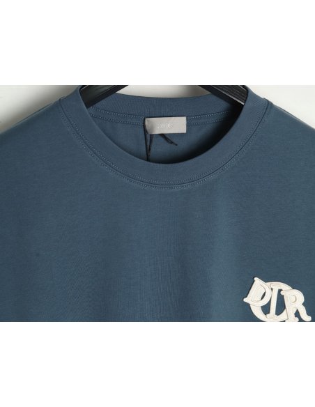 Dior four-color embroidered chapter letter T-shirt TSK2,Dior