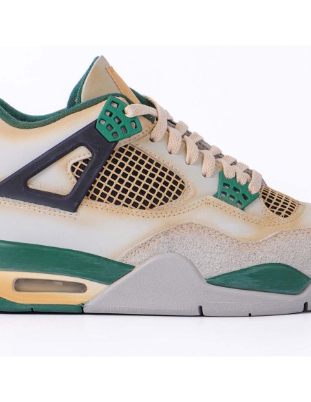 Custom Air Jordan 4 Sail Green with high quality,best top AIR JORDAN 4