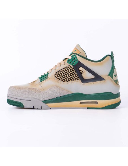 Custom Air Jordan 4 Sail Green with high quality,best top AIR JORDAN 4