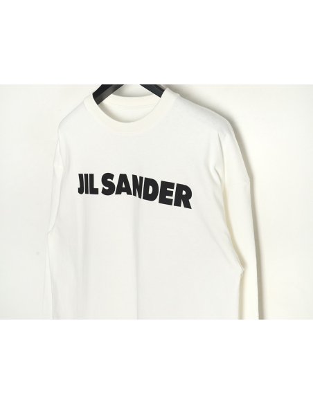 JIL SANDER Lettering Print Long Sleeve T-Shirt,JIL SANDER