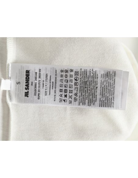 JIL SANDER Lettering Print Long Sleeve T-Shirt,JIL SANDER
