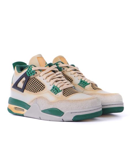 Custom Air Jordan 4 Sail Green with high quality,best top AIR JORDAN 4
