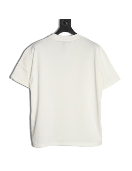 Moncler embroidered letter jacquard short-sleeved T-shirt TSK2,Moncler