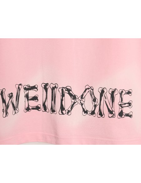 WE11 DONE 24SS skull print washed gradient couple short-sleeved T-shirt,We11done