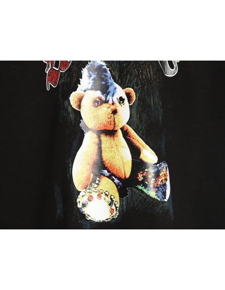 We11 Done Creative Bear Print Short Sleeve T-shirt TSK1,We11done