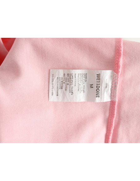 We11 Done cute heart skull gradient print long sleeve T-shirt,We11done