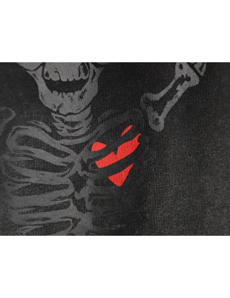 We11 Done cute heart skull gradient print long sleeve T-shirt TSK1,We11done