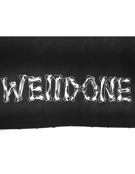 We11 Done cute heart skull gradient print long sleeve T-shirt TSK1,We11done