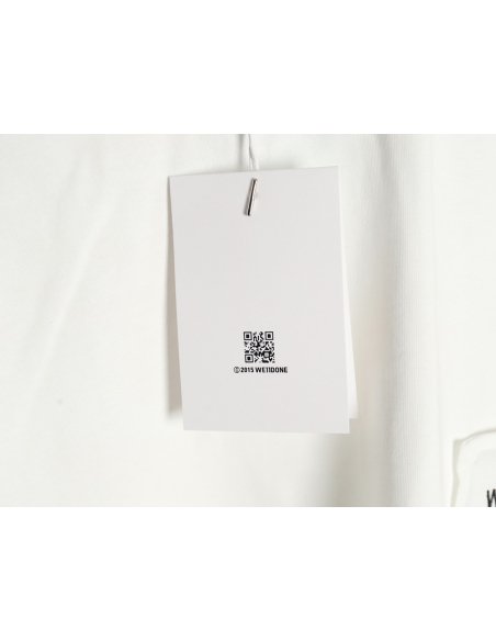 We11 Done Logo Embroidered Simple Long Sleeve T-Shirt,We11done