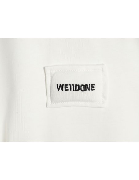We11 Done Logo Embroidered Simple Long Sleeve T-Shirt,We11done