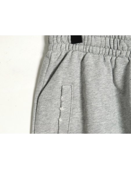Balenciaga Earth pattern print distressed trousers,Balenciaga