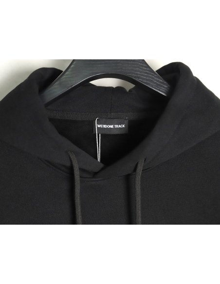 We11done co-branded Manchester United No. 11 hooded fleece sweatshirt,We11done
