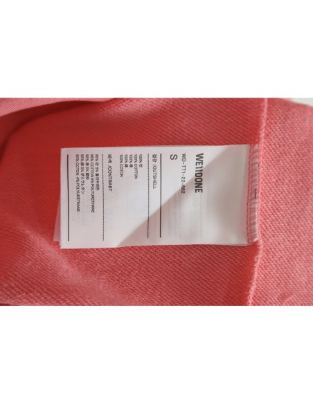 WE11 DONE 22FW Neon Barrage Crew Neck Sweatshirt,We11done