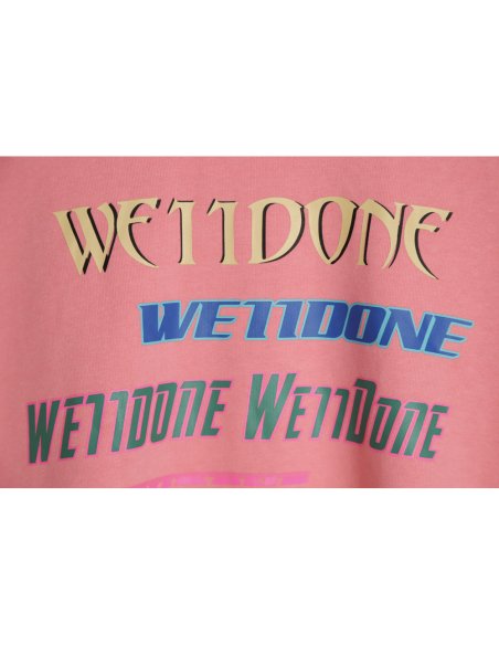 WE11 DONE 22FW Neon Barrage Crew Neck Sweatshirt,We11done