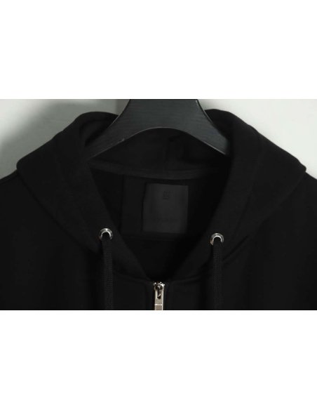Givenchy 22FW lock double slider heavy velvet zipper jacket,Givenchy