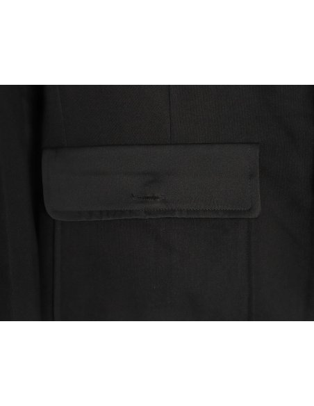 Gucci Solid Satin Wool Jacket Suit,Gucci