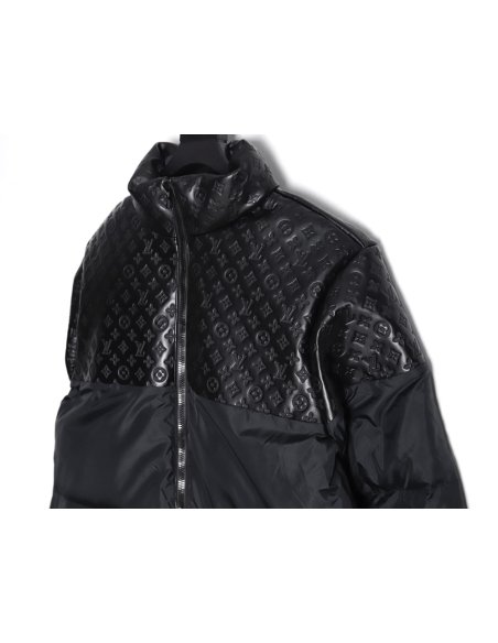 Louis Vuitton new patchwork embossed down jacket,Louis Vuitton