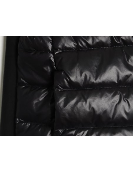 Moncler knitted stitching stand collar thin down jacket TSK2,Moncler
