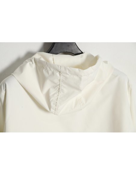 Prada 23Fw metal lock functional hooded jacket,Prada