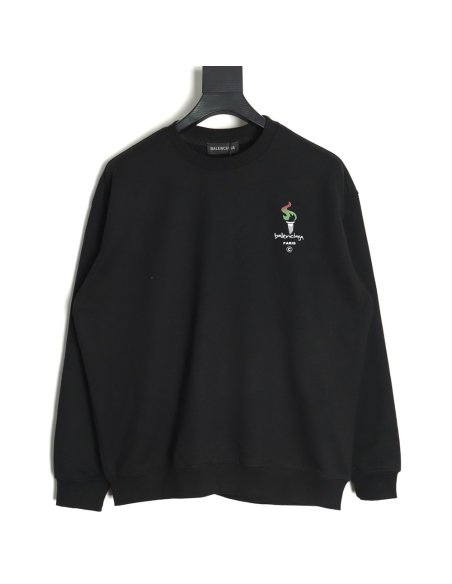 Balenciaga Torch Flame Print Crewneck Sweatshirt TSK1,Balenciaga