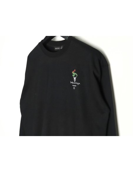 Balenciaga Torch Flame Print Crewneck Sweatshirt TSK1,Balenciaga