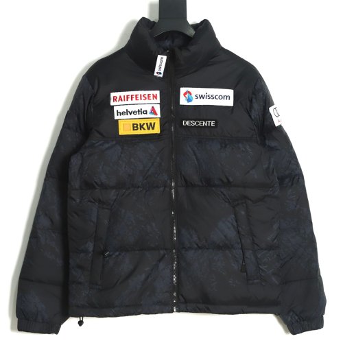 Descente 22Fw Audi multi-label down jacket,Descente