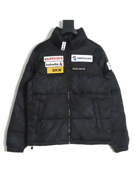 Descente 22Fw Audi multi-label down jacket,Descente