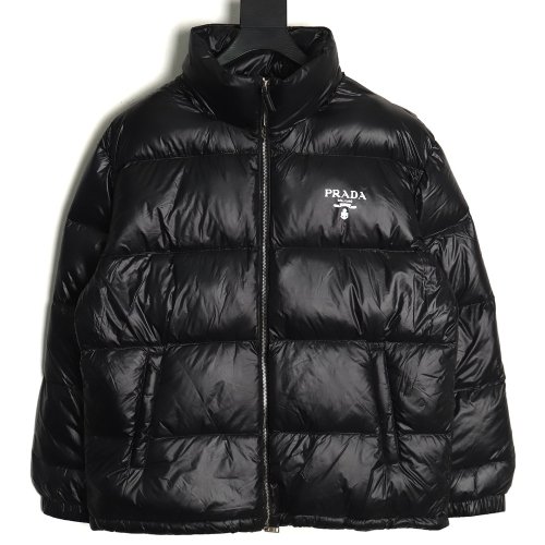 Prada glossy printed bread down jacket,Prada