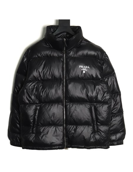 Prada glossy printed bread down jacket,Prada