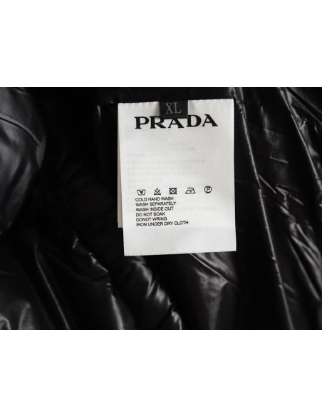 Prada glossy printed bread down jacket,Prada