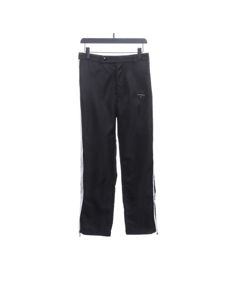 Prada color-block nylon double-zip trousers,Prada