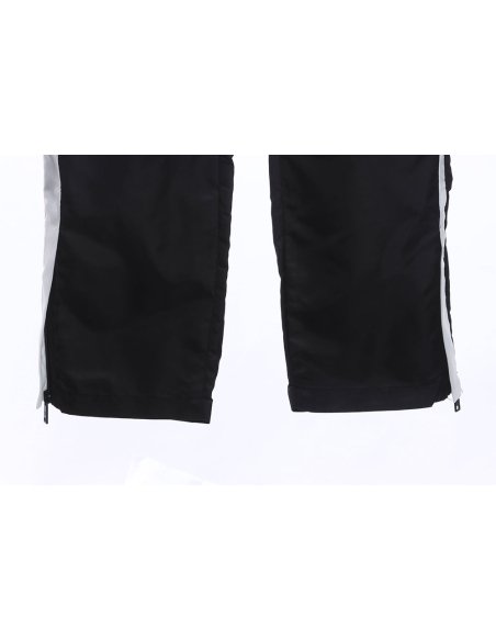 Prada color-block nylon double-zip trousers,Prada