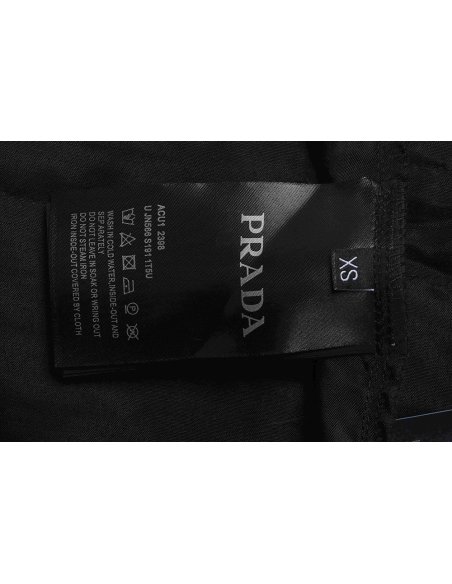Prada color-block nylon double-zip trousers,Prada