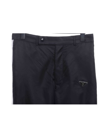 Prada color-block nylon double-zip trousers,Prada