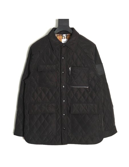 Burberry rhombus multi-pocket padded jacket,Burberry