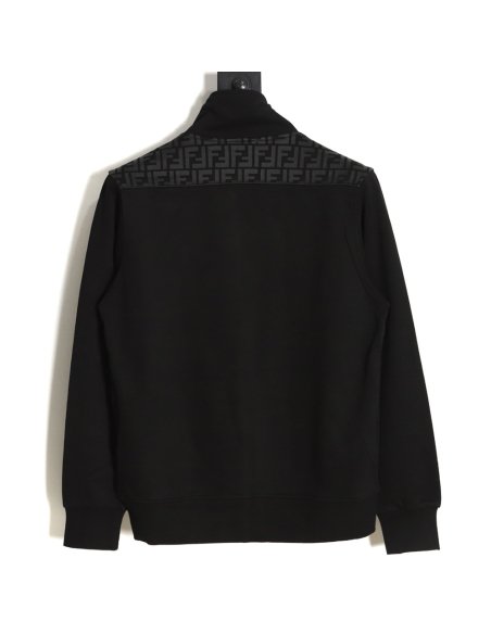 Fendi 23Fw double F presbyopic patchwork zipper jacket,Fendi