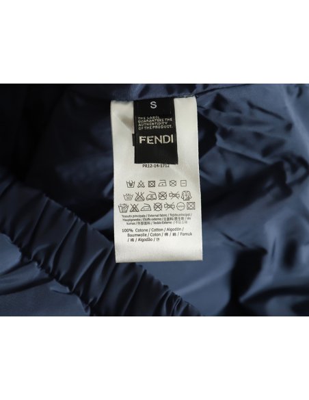 Fendi FF full print patchwork cotton jacket,Fendi