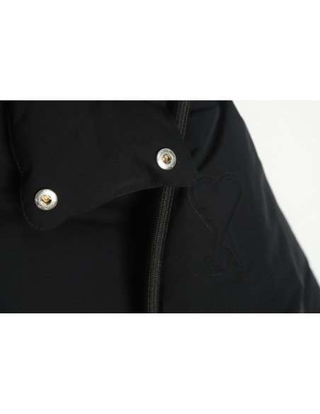 AMI PARIS 22SS solid color hooded down jacket TSK2,Ami
